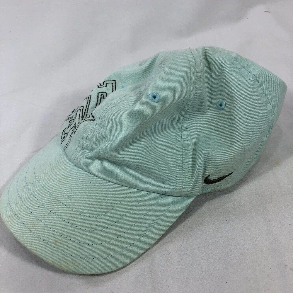 ST LOUIS CARDINALS NIKE HAT CAP LIGHT BLUE STRAP BACK ADJUSTABLE DISCOLORED OSFM - Picture 4 of 15